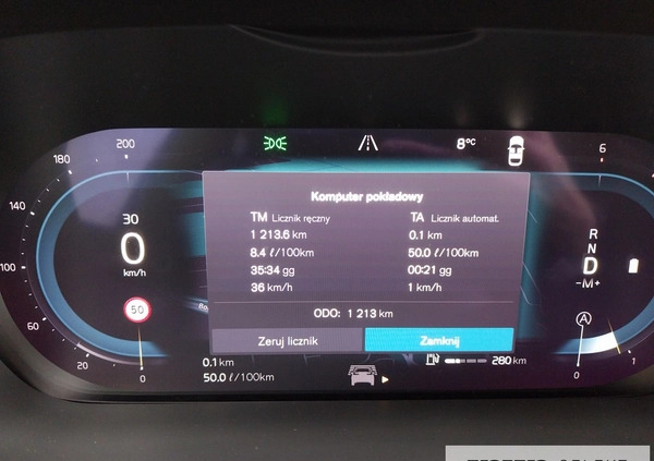 Volvo XC 60 cena 242600 przebieg: 1213, rok produkcji 2023 z Poznań małe 596